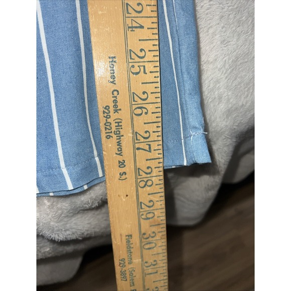 Lamiar Pants Womens Size TU Blue High Waisted Straight Regular Wide Leg Casual - Picture 6 of 11